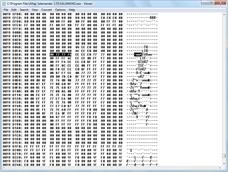 Internal Viewer - Hex mode